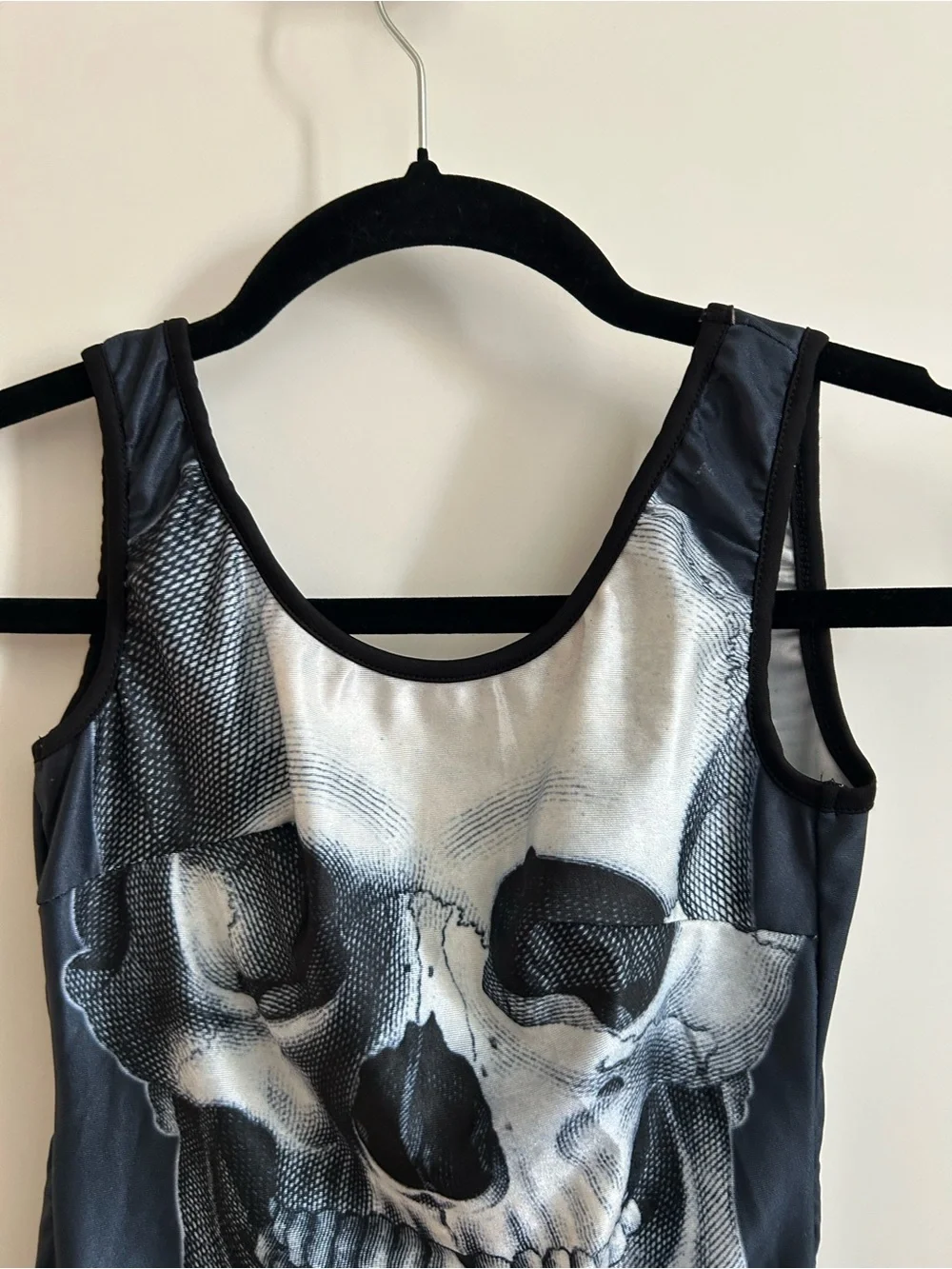 Black Skull Dance, Gymnastics Leotard - CL Child’s Large